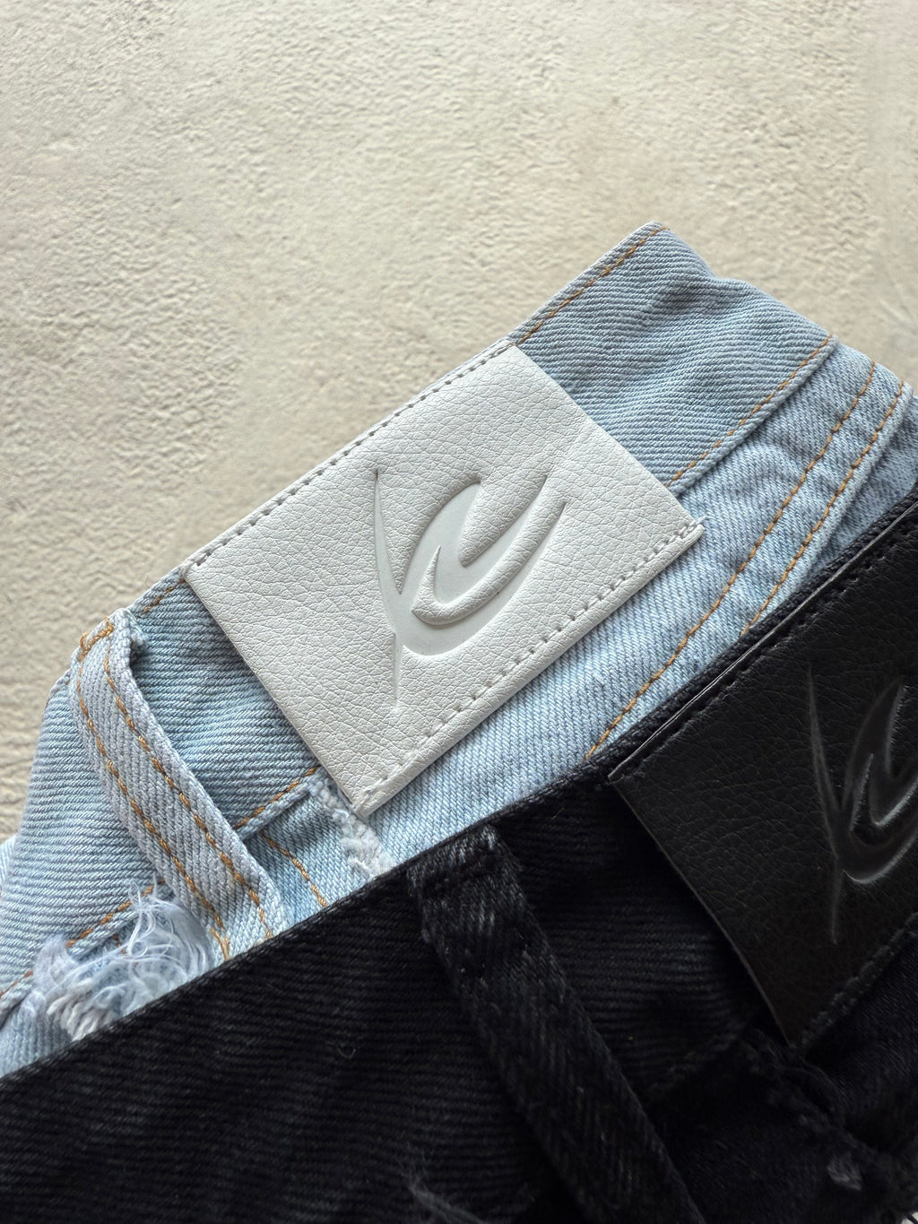 DENIM BLUE JORTS