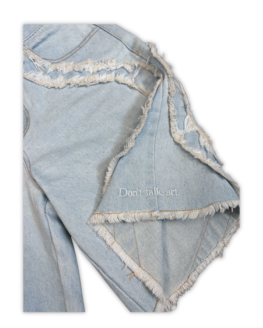 DENIM BLUE JORTS