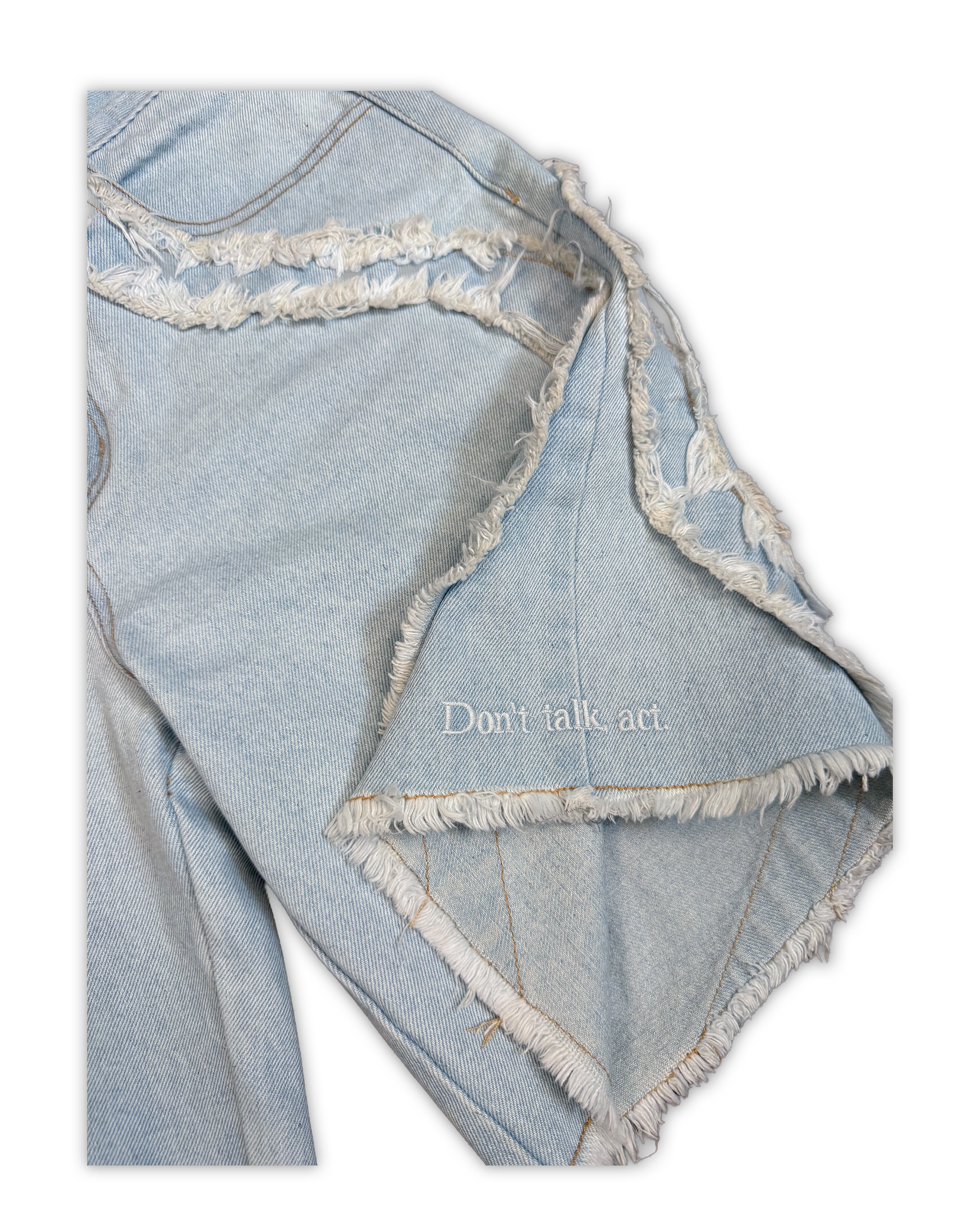 DENIM BLUE JORTS